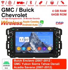7 inch Android 12.0 car radio / multimedia 4GB RAM 64GB ROM For GMC sierra Yukon Savana Denali / Buick Enclave / Chevrolet HHR Tahoe ... With WiFi