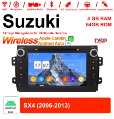 8 pouces Android 12.0 Autoradio / multimédia 4Go de RAM 64Go de ROM pour Suzuki SX4 2006-2013 avec WiFi NAVI Bluetooth USB