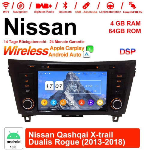 8 inch Android 12.0 car radio / multimedia 4GB RAM 64GB ROM for Nissan Qashqai X-trail Dualis Rogue 2013-2018 with WiFi NAVI Bluetooth USB