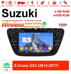 8 pouces Android 12.0 Autoradio / multimédia 4Go de RAM 64Go de ROM pour Suzuki S-Cross SX4 2014-2017 avec WiFi NAVI Bluetooth USB