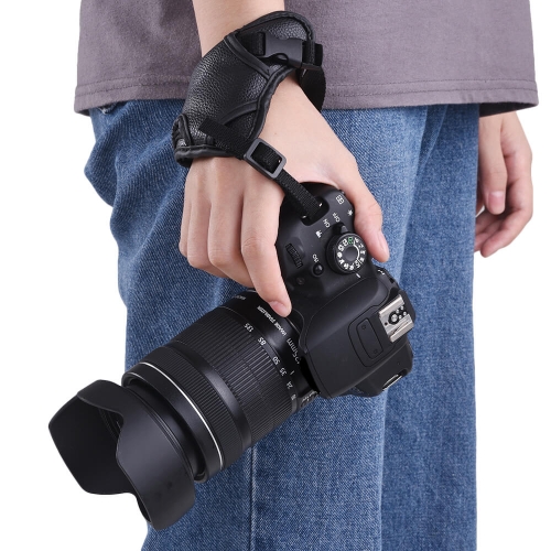 Appareil photo en cuir Padded Poignet Grip Strap Accessoires pour Canon/ Nikon/ Sony/ Olympus Pentax/ Fujifilm/ DSLR