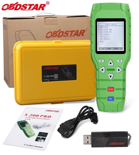 OBDSTAR X200 Auto Öl Rest Werkzeug (A + B) typ X200 Reifen Druck Warnung + EPB OBD-II Motor Diagnose Scanner