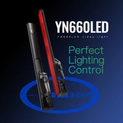 YONGNUO YN660 LED Bâton de lumière LED RGB traité 2000-9900K pour la vidéo publicitaire Youtube