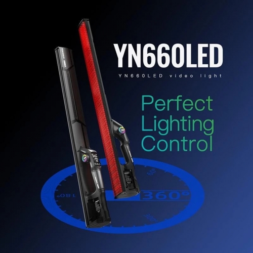 YONGNUO YN660 LED RGB LED Light Stick Treated 2000-9900K For Youtube Advertising video