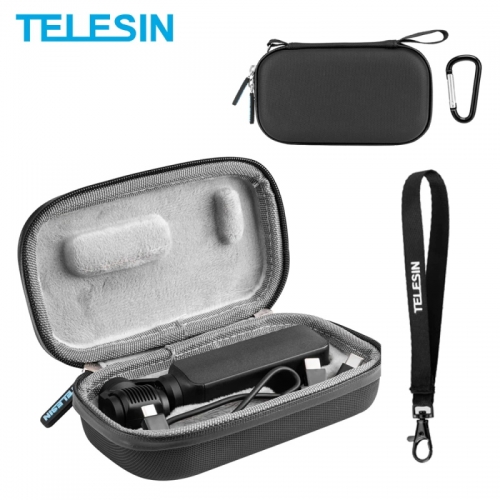 TELESIN Portable Storage Bag Waterproof Carrying Case Handbag With Climbing Buckle