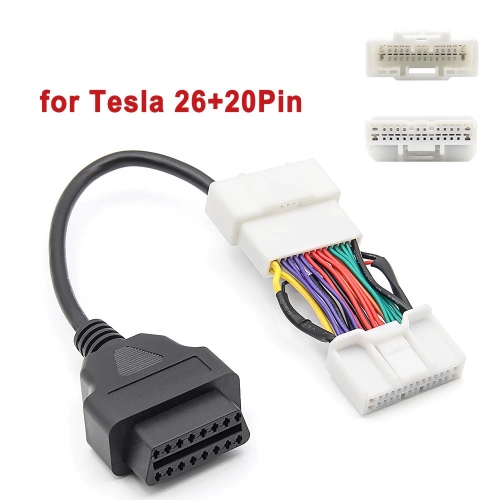 OBD2 Connector for Tesla Model 3 20/26 Pin OBD2 Diagnostic Car Tools