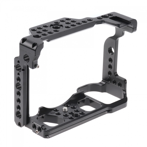 FOTGA CNC Aluminum DSLR Camera Cage Kit Extension Frame Cold Shoe for Nikon Z5/ Z6/ Z7/ Z6II/ Z7II