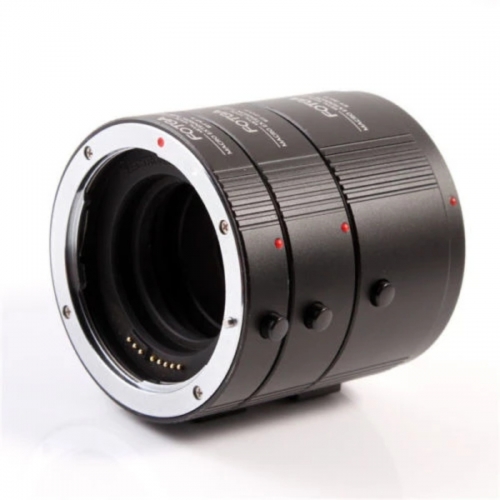 FOTGA Auto Focus Macro Extension Tube 13mm + 20mm + 36mm Set 1/4 " Stativ Halterung für Canon EOS EF EFS Objektiv