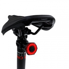 Smart Bike Tail Seat Tube Light Auto Start Stop Brake IPX6 Waterproof USB Charging Bike Led Lights