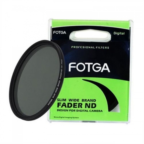 FOTGA 40.5/ 43/ 46/ 49/ 52/ 55/ 58/ 62/ 67/ 72/ 77/ 82/ 86mm Fader Variable Adjustable Slim ND Lens Filter ND2--ND400