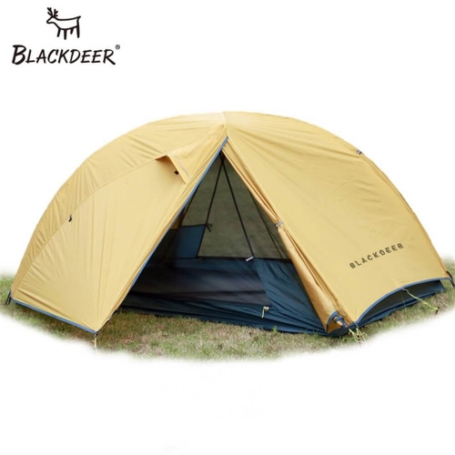 BLACKDEER 2 Person Improved Ultralight Tent 20D Nylon Silicone Coated Fabric Waterproof Tourist Backpacking Tents outdoor Camping