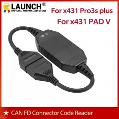 LAUNCH X431 CAN FD Connector Code Reader CANFD Car Diagnostic Tool for X431 V+ Pro3 Pad III Pad V