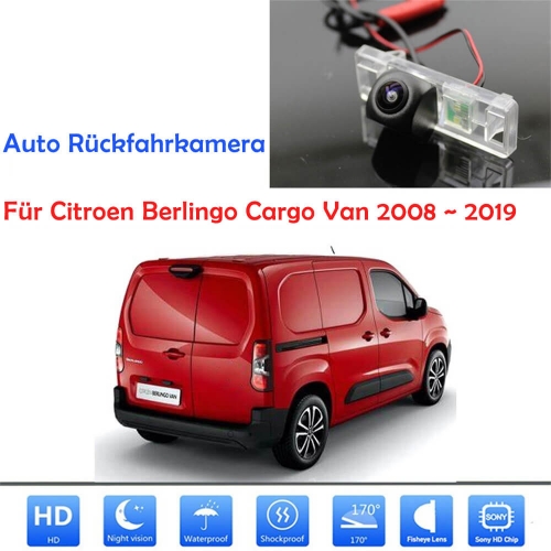 Auto Rückfahrkamera Für Citroen Berlingo Cargo Van 2008 ~ 2019 Nachtsicht Wasserdichte Rückfahr Parkplatz kamera hohe qualität RCA