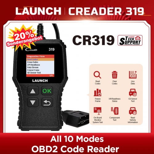 LAUNCH X431 Creader 319 CR319 volle obd2 scanner obd eobd lecteur de code automatique diagnostic automatique outil de scanner