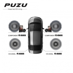PUZU PZ-6503S 2-way Component Car Audio Speaker + PZ-6503C 2-way Coaxial Car Speaker Car Audio for All Cars