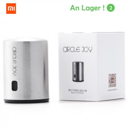 Xiaomi Circle Joy Acier inoxydable Stockage sous vide Bouchon de vin Bouchon de vin électrique