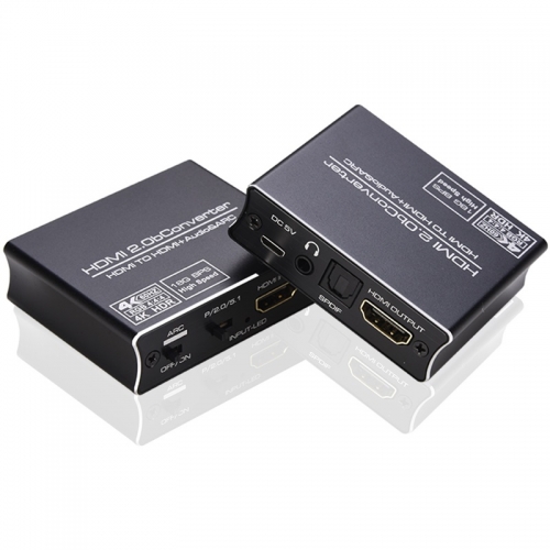 BK-330M HDMI Konverter Splitter HDMI 2.0B Konverter HDMI zu HDMI + Audio 4K HDR 18GBPS High Speed