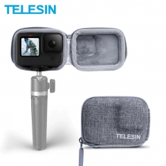 TELESIN Mini Storage Protection Bag Brushed Half Open Quick Release Carrying Case for GoPro Hero 9 for GoPro Hero 10