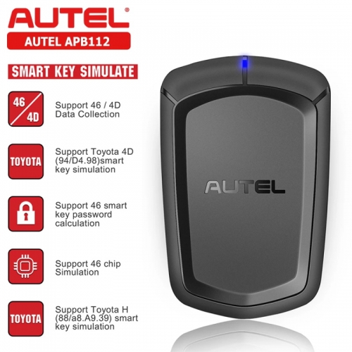 AUTEL APB112 outil de programmeur de clé de simulateur de clé intelligente toutes les clés outil de Diagnostic pour Autel MaxiIM IM608Pro IM608 IM508