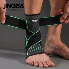 JINGBA SUPPORT 1 PCS Protective Football Ankle Support Basketball Ankle Brace Compression Nylon Strap Belt Ankle Protection