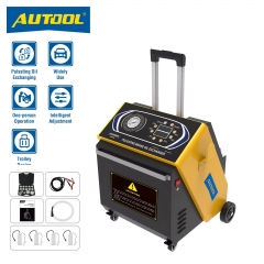 AUTOOL AST618 12V Vehicles Pulsating Brake Oil Exchanger Four Clutch Slave Cylinder Automotive Brake Haze Oil Pump Machine