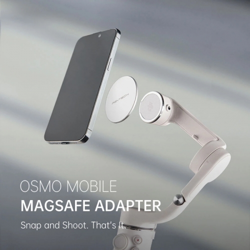 PGYTECH Magsafe Mount Adapter Für iPhone 14/ 13/ 12 Ummantelt Magnetische Telefon Halter Für Dji Osmo Mobile Aufkleber Halter Zubehör