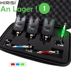 3 Carp Fishing Bite Alarm And Swinger Set Waterproof Blue LED Fishing Swinger Fish Bite Indicator