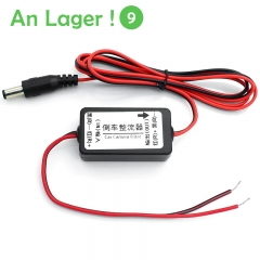 Car Rear View Rectifier, 12V DC Power Relay Capacitor Filter Connector for Backup Car Camera Filter