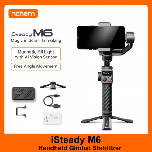 Hohem iSteady M6 Handheld Gimbal Stabilisateur Selfie Trépied pour Smartphone