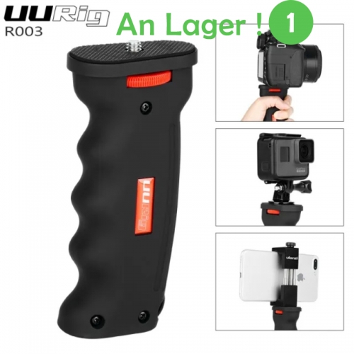 UURig R003 Hand Grip Stabilisator Halter Universal Kunststoff Griff für Gopro Action Kamera DSLR SLR Kamera Smartphone