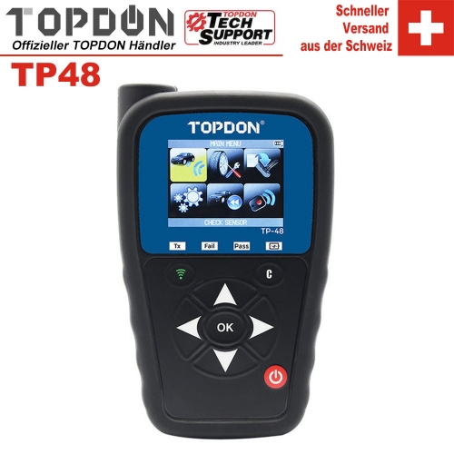 TOPDON TP48 TPMS OBD2 Diagnostic Tool