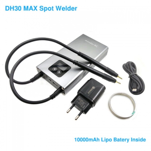 MinderRC DH30 MAX Farbe Screen-Spot Schweißer 10000mAh Spot Schweißen Maschine Für Zylindrische Batterie U Disk Firmware Upgrade