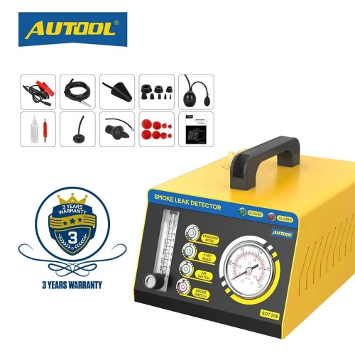 AUTOOL SDT208 Auto Rauch Leck Detektor EVAP System Tester für Turbochanged Vakuum Auspuff Kühlsystem Pipeline Leckage Tester