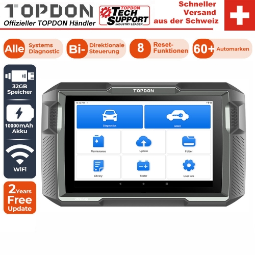TOPDON UltraDiag 2-en-1 Scanner de diagnostic et outil de programmation de clés