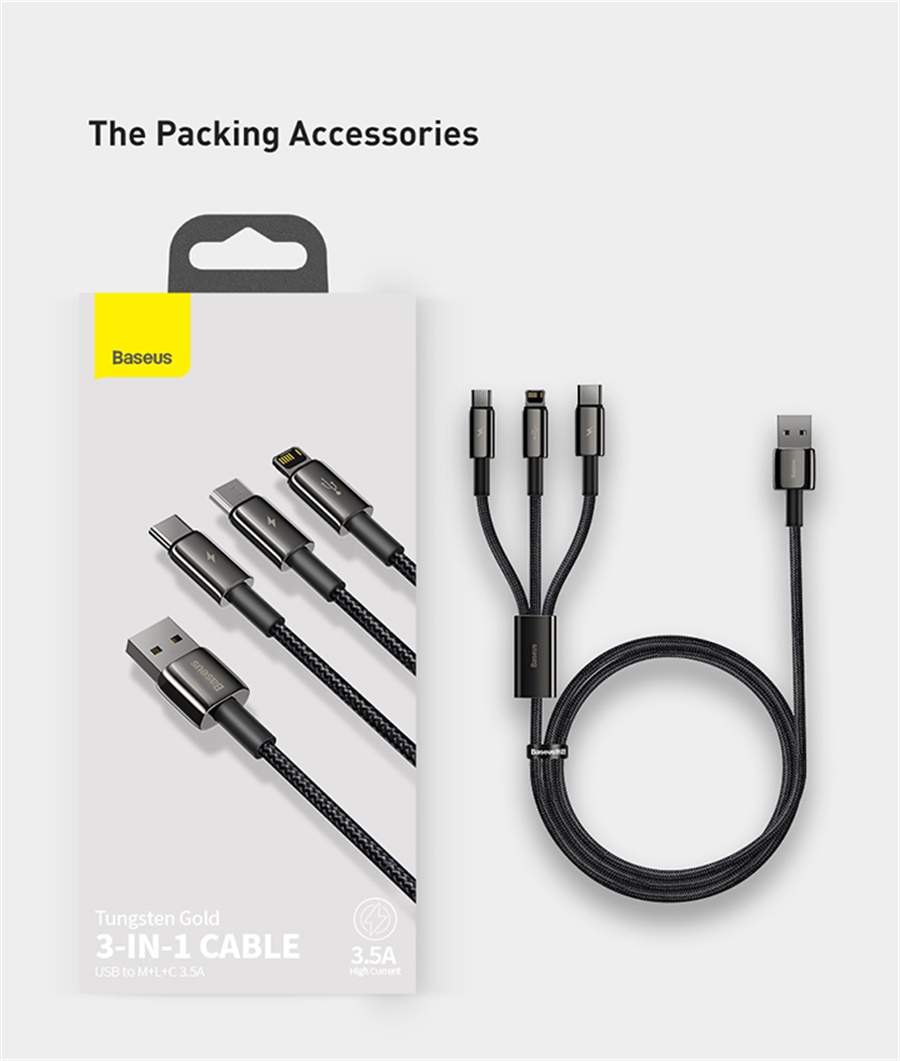 Base us 3 in 1 usb cable