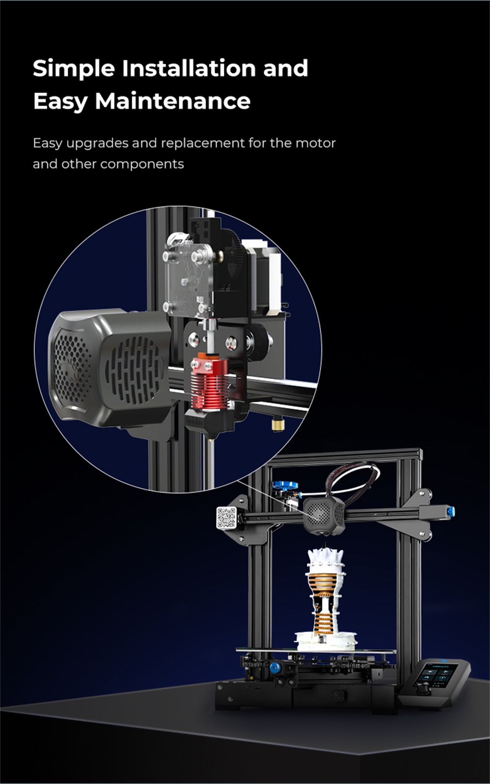 Creality new titanium extruder kit