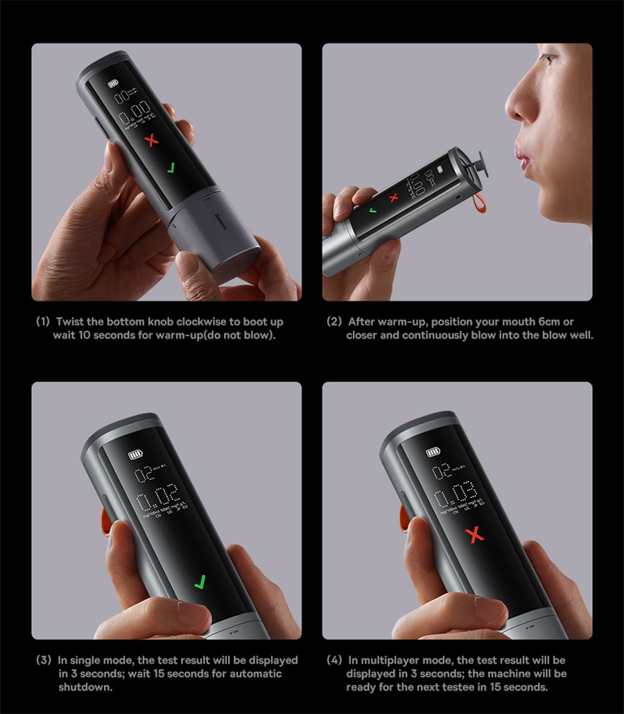 Baseus High Accuracy Alcohol Tester