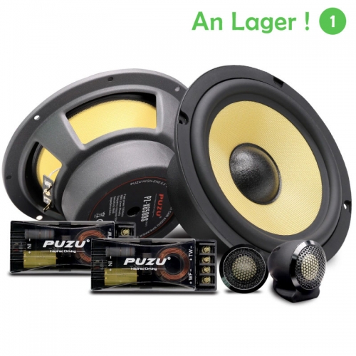 PUZU PZ-6509S Automobile Audio Passive 2 Splitter Package Speaker System Mid Woofer High Pitch Splitter