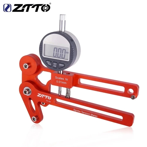 ZTTO Vélo Tension Mètre Électronique Précision Parlé Vérificateur Vélo Roue Constructeurs Outil Tendeur Fiable Précis Stable TC-02