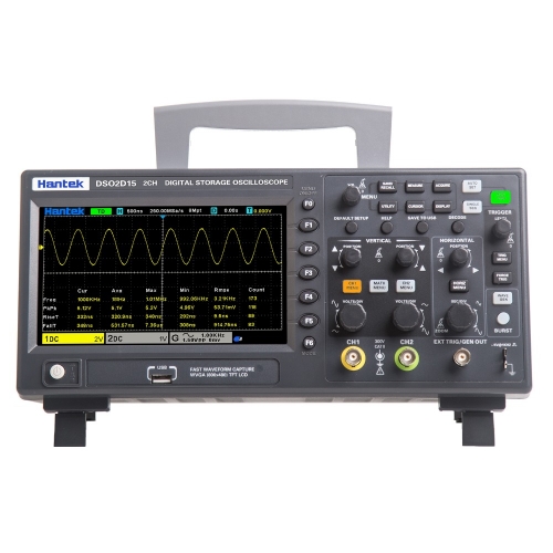 Hantek Signal Generation Oscilloscope DSO2C10 2C15 2D10 2D15 Dual-Channel Digital Storage Oscilloscope 100M 150M 1GS/s