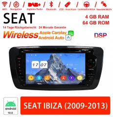 7 Zoll Android 12 Autoradio / Multimedia 4GB RAM 64GB ROM Für SEAT IBIZA 2009-2013 Mit WiFi NAVI Bluetooth USB