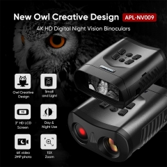 APEXEL NV009 4K 5X Digital Night Vision Binoculars Outdoor Full HD Infrared 1080P Hunting Night Vision Goggles For Hunting Camping Travel