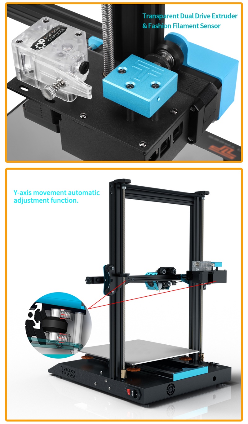 Twotrees Blu-5 Bluer Plus 3D Printer Kit