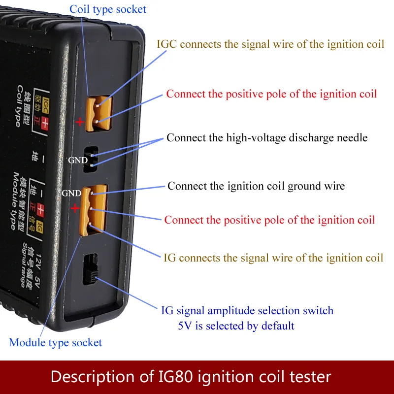 Auto Zündspule Tester IG80 