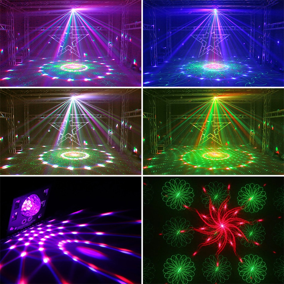 Fernbedienung DMX Laser Projektor Strobe Magie Ball
