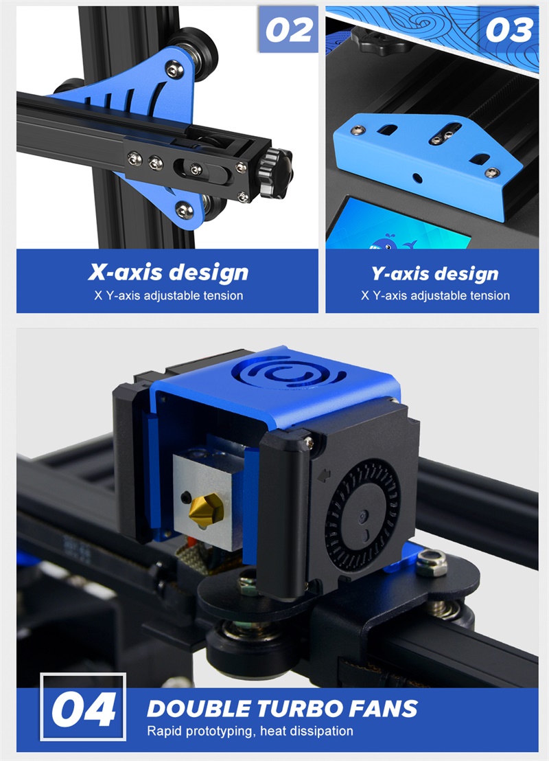 Twotrees Blu-3 V2 I3 3d Drucker Kit