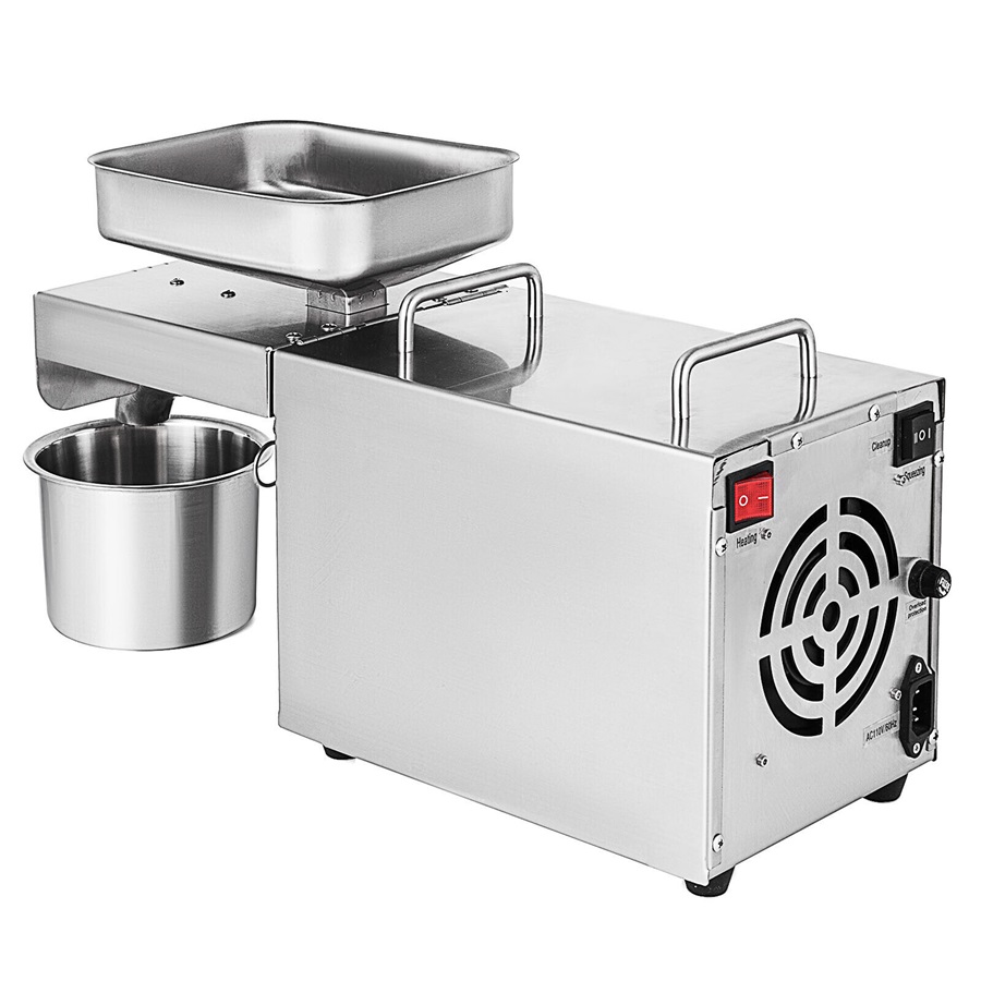 Stainless steel automatic oil press