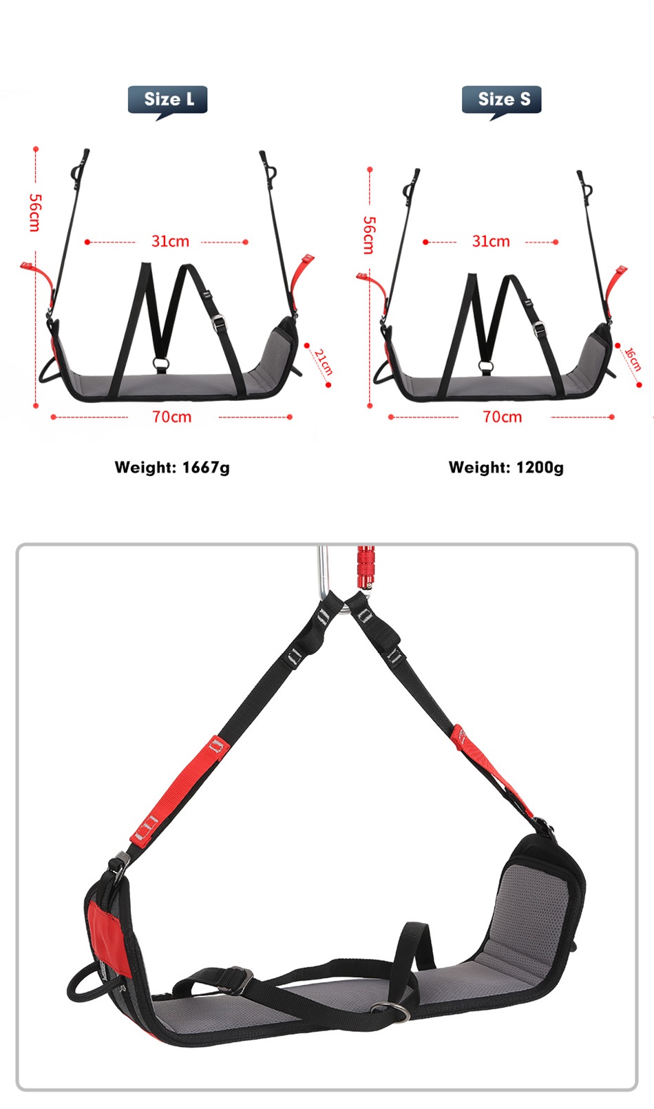XINDA High Altitude Work Seat Belt Rope Harness