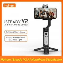 Hohem iSteady V2 AI stabilisateur portable Selfie bâton cardan téléphone pour Smartphones Xiaomi Redmi Huawei iPhone Samsung
