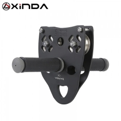 XINDA Professional Handle Pulley Roller Gear Outdoor Climbing Tyrolean Traverse Crossing Weight Trolley Device Equipment